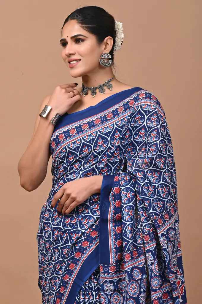 Pure Cotton Saree – Soft, Breathable & Everyday Comfort