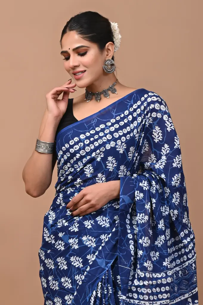 Pure Cotton Saree – Soft, Breathable & Everyday Comfort