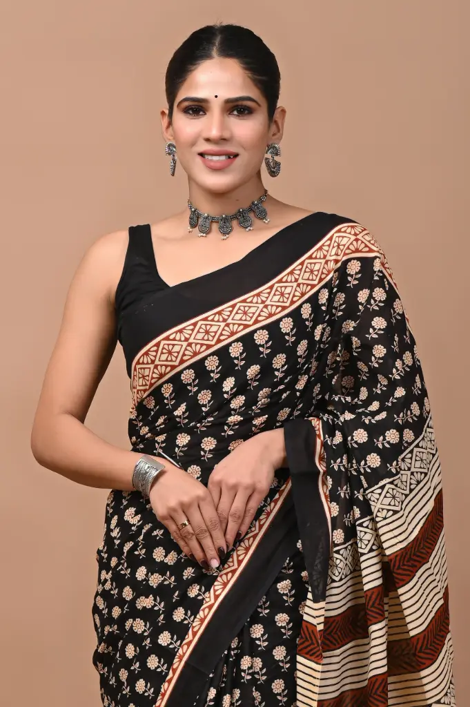 Pure Cotton Saree – Soft, Breathable & Everyday Comfort