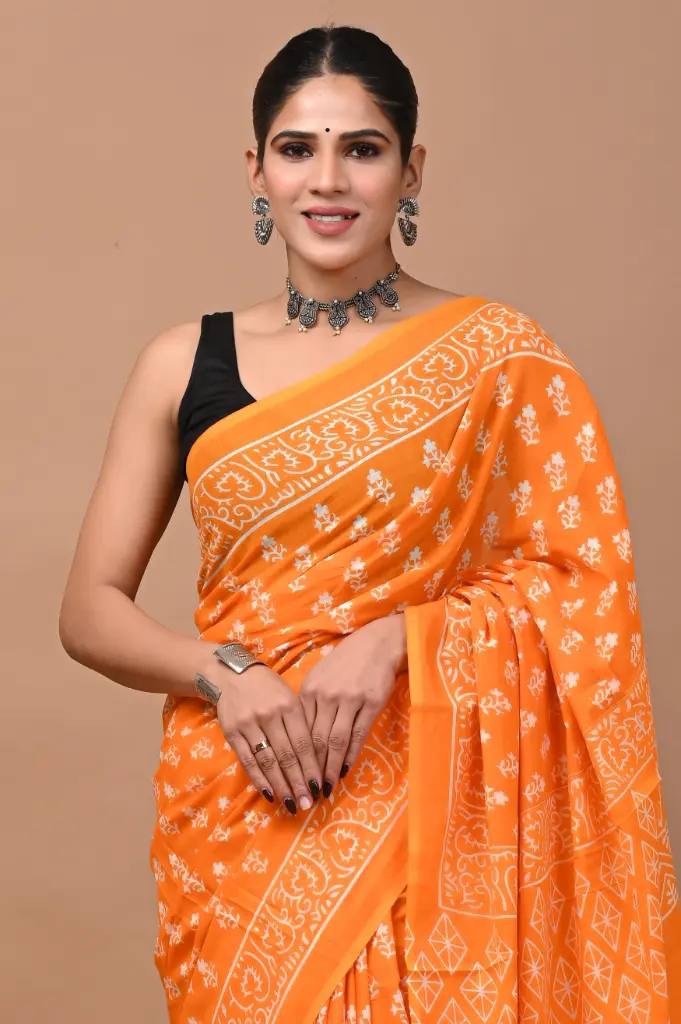 Pure Cotton Saree – Soft, Breathable & Everyday Comfort