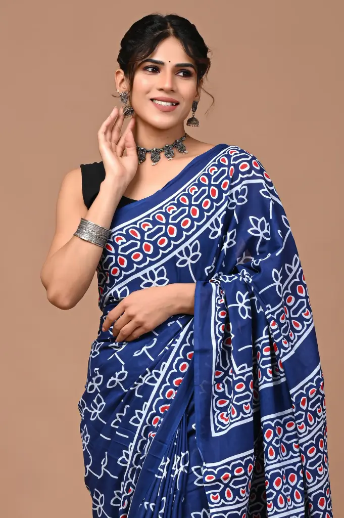 Pure Cotton Saree – Soft, Breathable & Everyday Comfort 