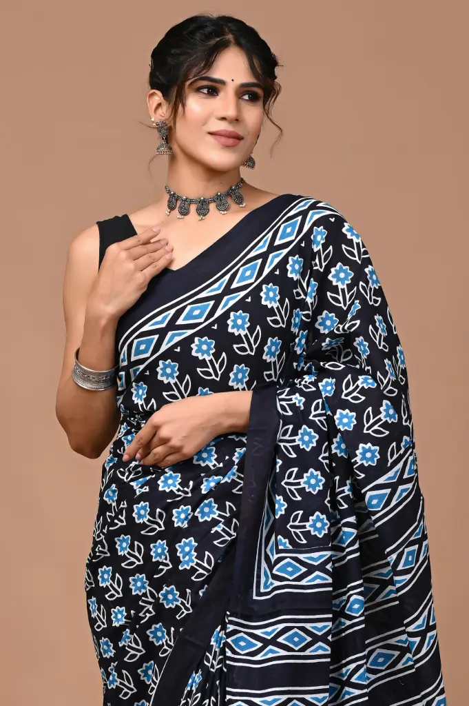 Pure Cotton Saree – Soft, Breathable & Everyday Comfort