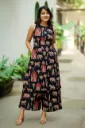 Women Cotton Printed Kurta Palazzo Set
