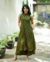 Women Cotton Printed Kurta Palazzo Set