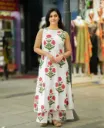 Women Cotton Printed Kurta Palazzo Set