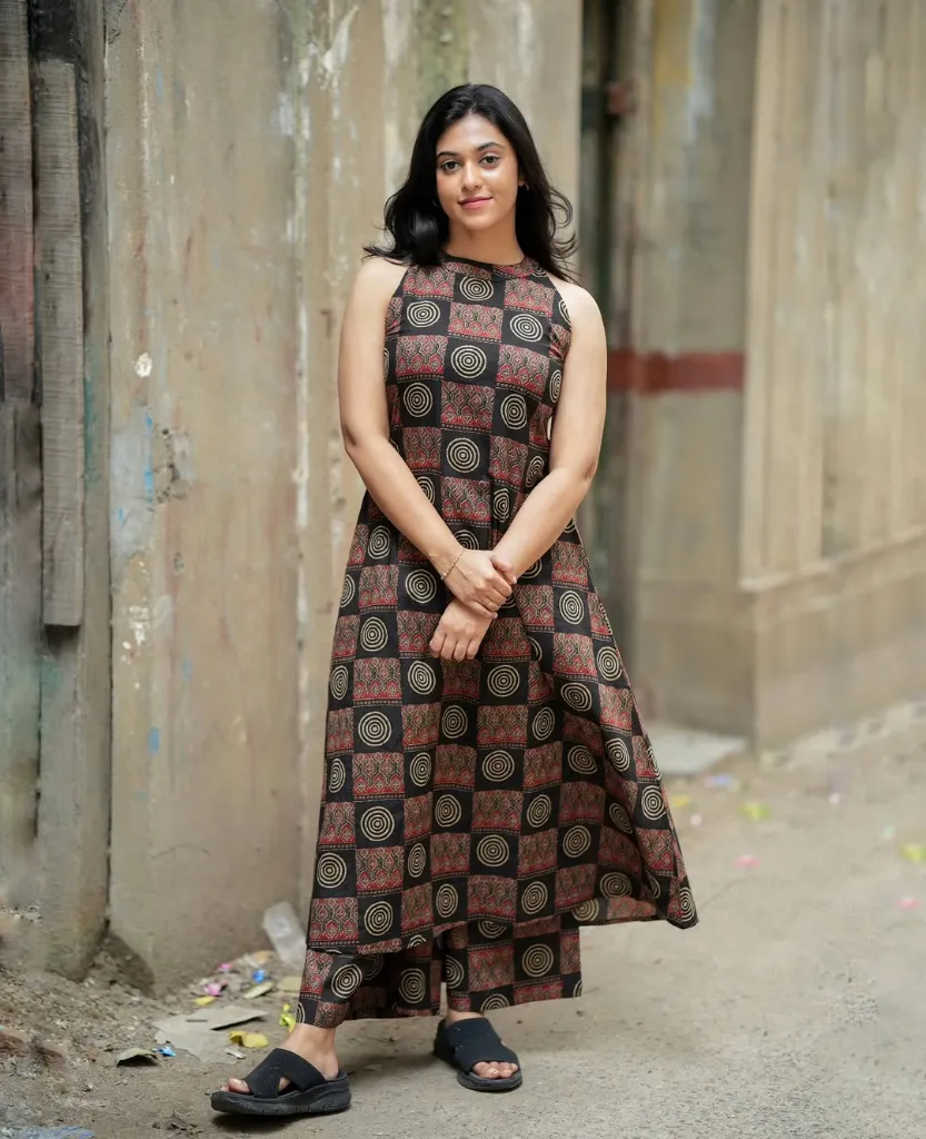 Women Cotton Printed Kurta Palazzo Set