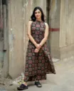 Women Cotton Printed Kurta Palazzo Set