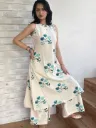Women Cotton Printed Kurta Palazzo Set
