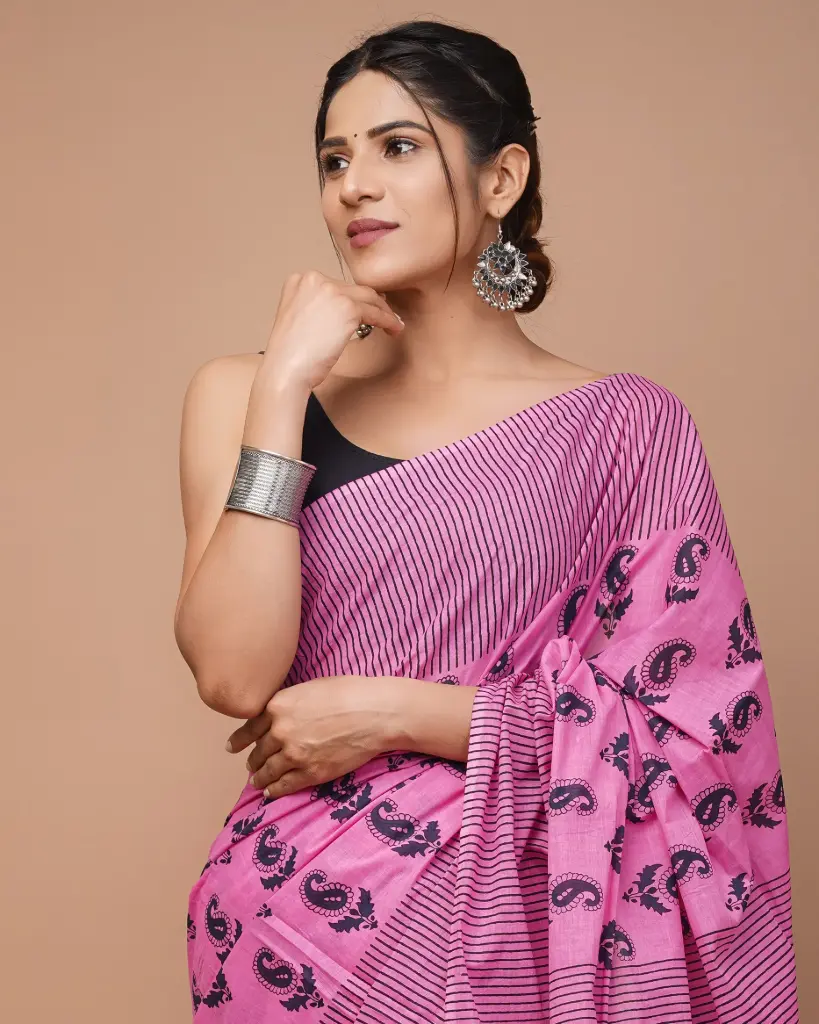 Pure Cotton Saree – Soft, Breathable & Everyday Comfort 