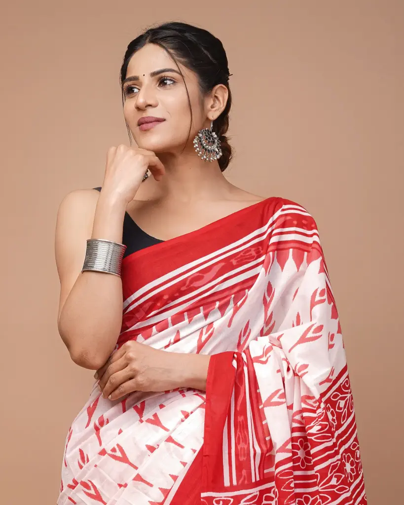 Pure Cotton Saree – Soft, Breathable & Everyday Comfort