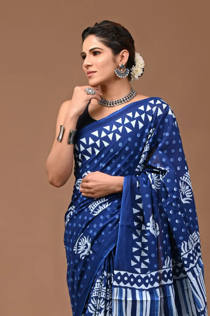 Pure Cotton Saree – Soft, Breathable & Everyday Comfort 