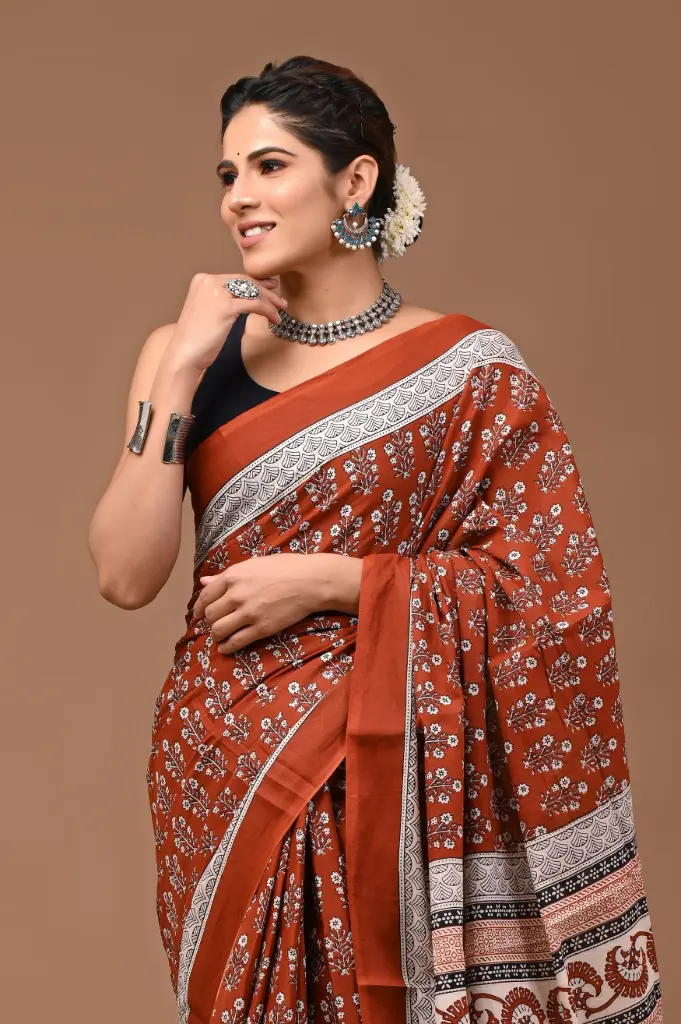 Pure Cotton Saree – Soft, Breathable & Everyday Comfort