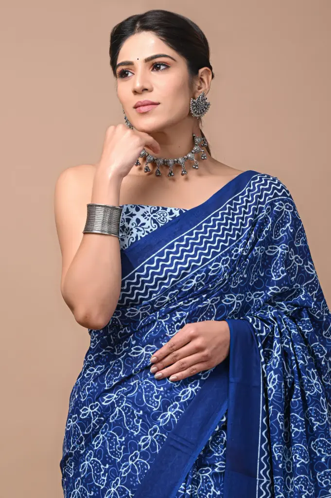 Pure Cotton Saree – Soft, Breathable & Everyday Comfort