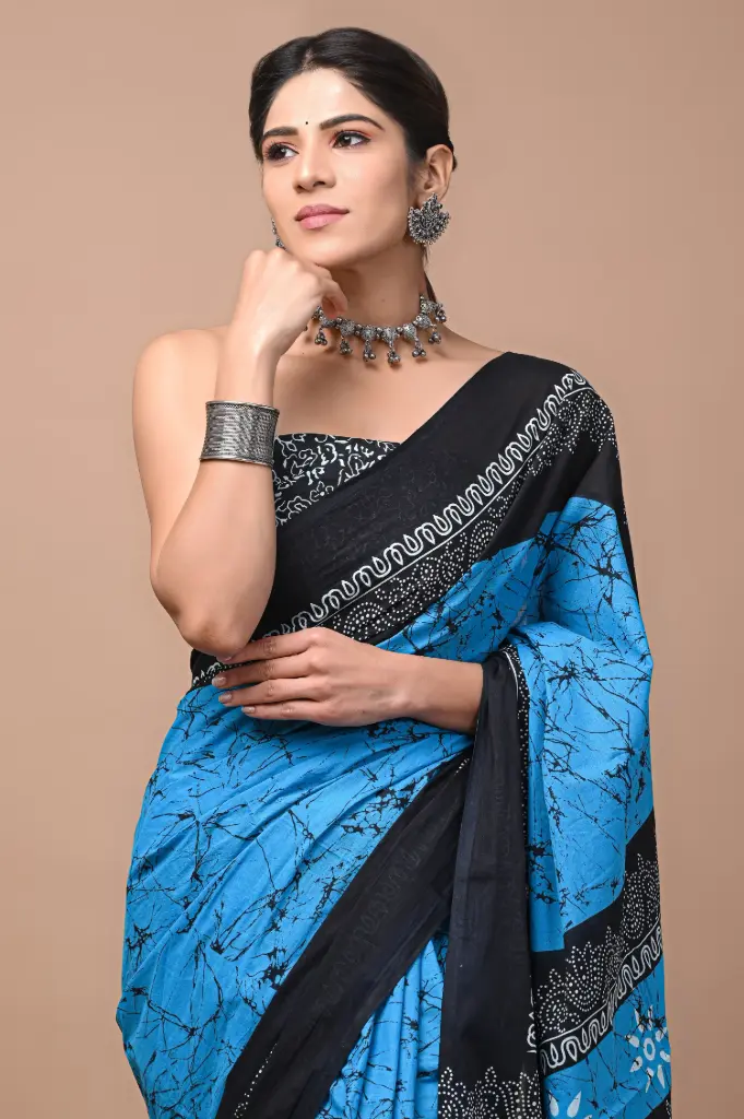 Pure Cotton Saree – Soft, Breathable & Everyday Comfort