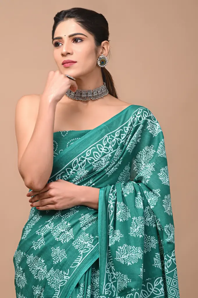 Pure Cotton Saree – Soft, Breathable & Everyday Comfort 