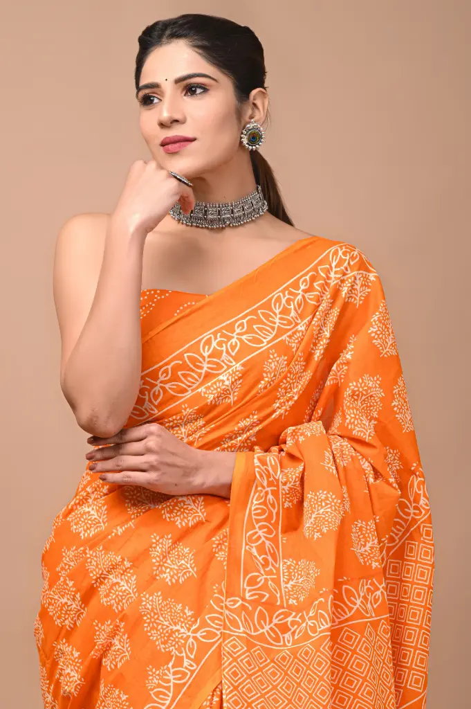 Pure Cotton Saree – Soft, Breathable & Everyday Comfort 