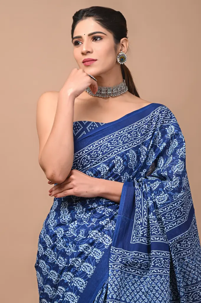 Pure Cotton Saree – Soft, Breathable & Everyday Comfort 