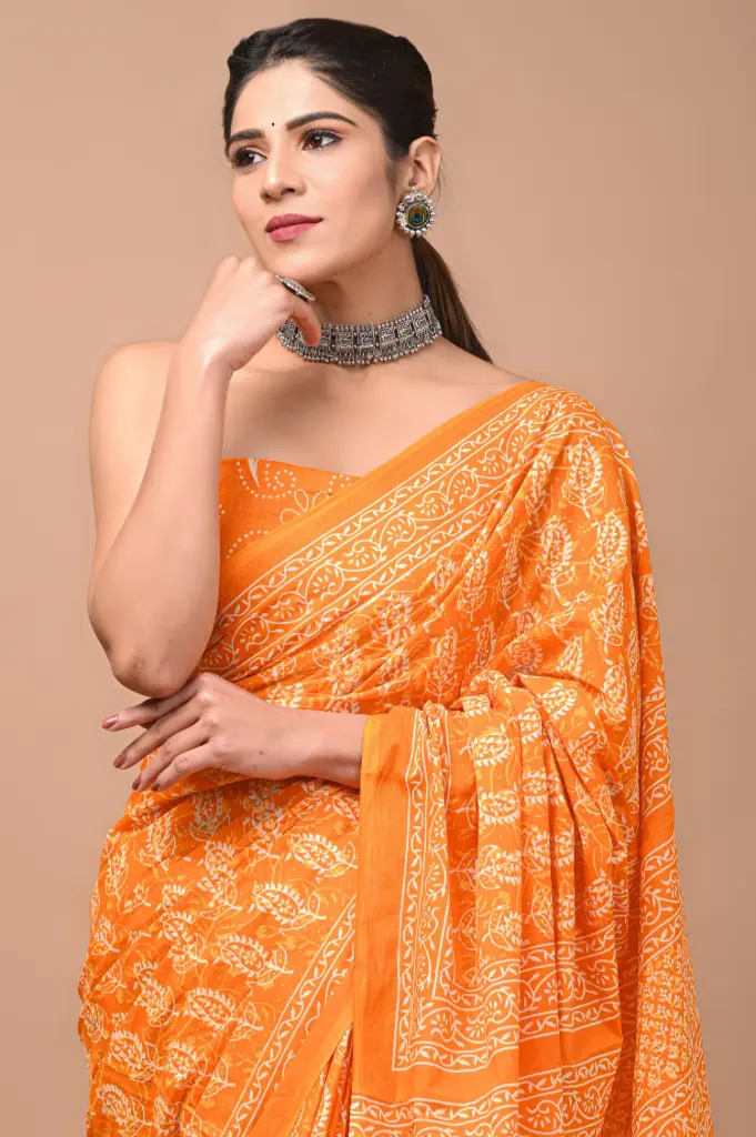 Pure Cotton Saree – Soft, Breathable & Everyday Comfort