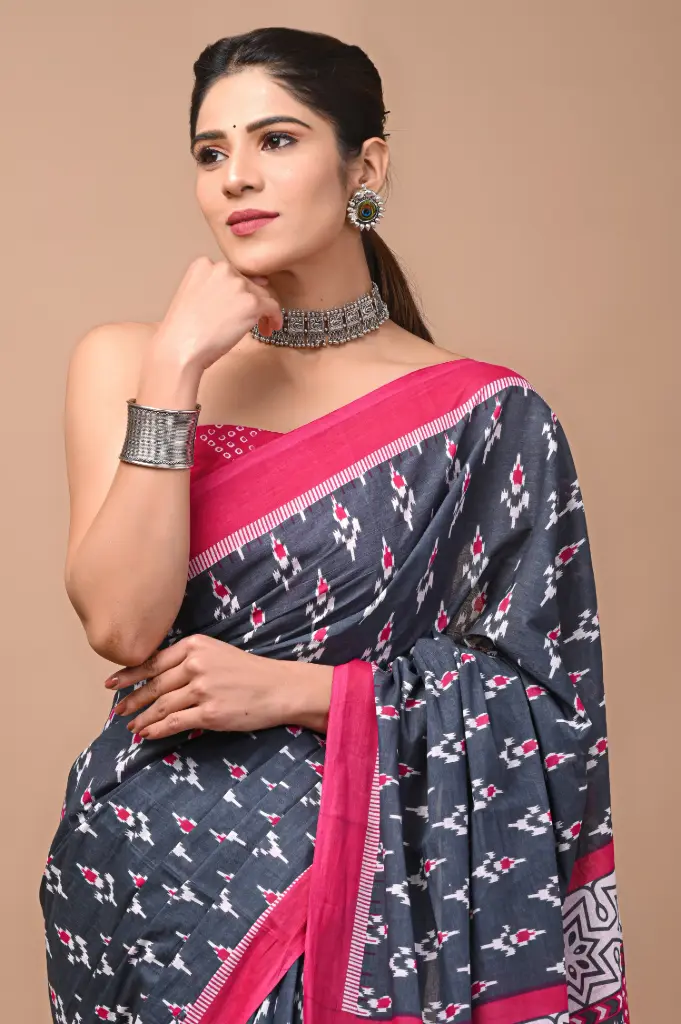 Pure Cotton Saree – Soft, Breathable & Everyday Comfort