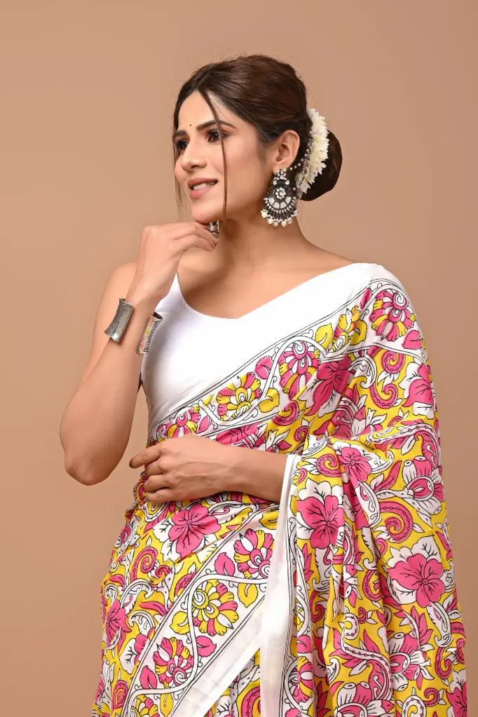Pure Cotton Saree – Soft, Breathable & Everyday Comfort