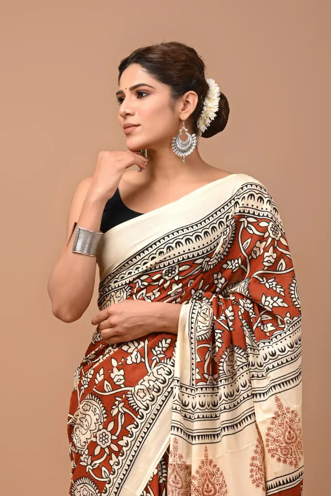 Pure Cotton Saree – Soft, Breathable & Everyday Comfort 