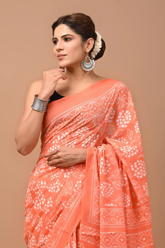 Pure Cotton Saree – Soft, Breathable & Everyday Comfort 