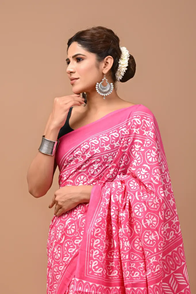 Pure Cotton Saree – Soft, Breathable & Everyday Comfort