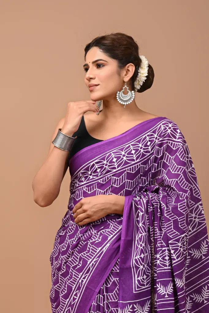 Pure Cotton Saree – Soft, Breathable & Everyday Comfort