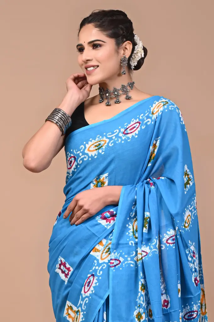 Pure Cotton Saree – Soft, Breathable & Everyday Comfort