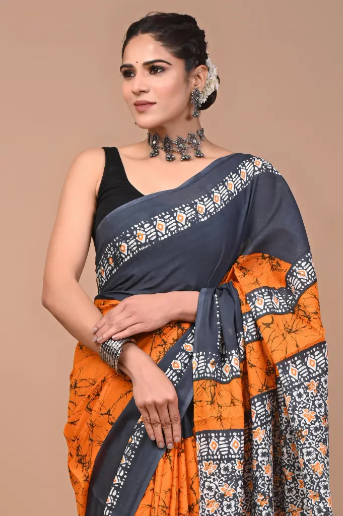 Pure Cotton Saree – Soft, Breathable & Everyday Comfort