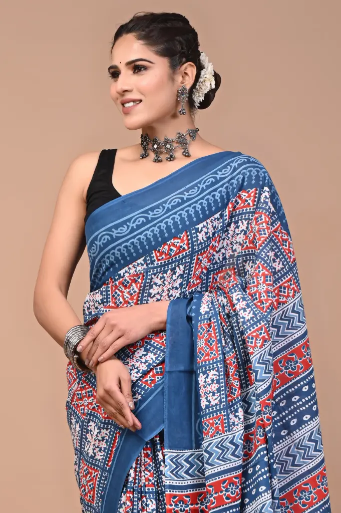 Pure Cotton Saree – Soft, Breathable & Everyday Comfort
