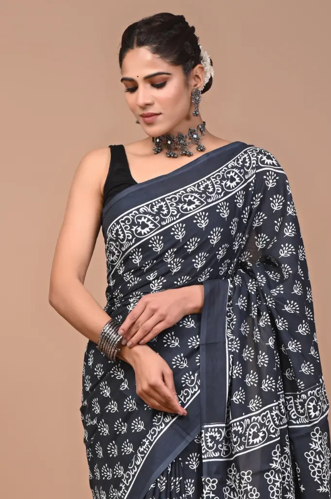 Pure Cotton Saree – Soft, Breathable & Everyday Comfort