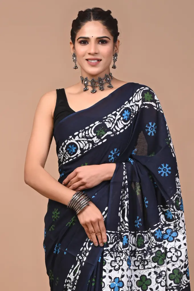 Pure Cotton Saree – Soft, Breathable & Everyday Comfort