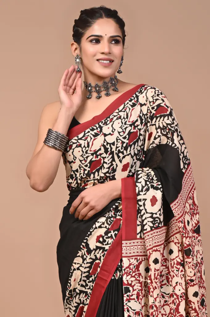 Pure Cotton Saree – Soft, Breathable & Everyday Comfort