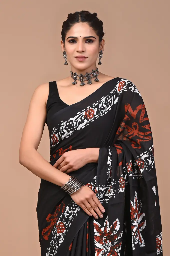 Pure Cotton Saree – Soft, Breathable & Everyday Comfort