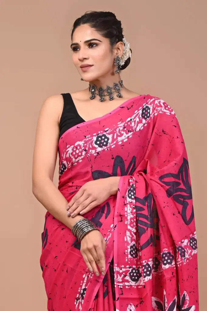 Pure Cotton Saree – Soft, Breathable & Everyday Comfort