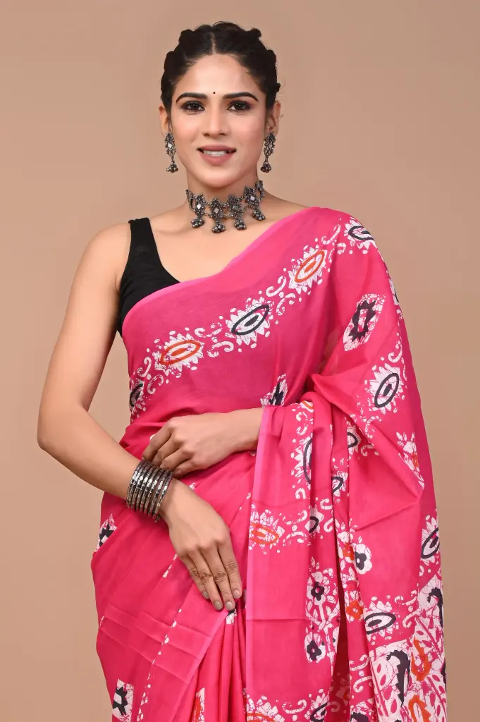 Pure Cotton Saree – Soft, Breathable & Everyday Comfort