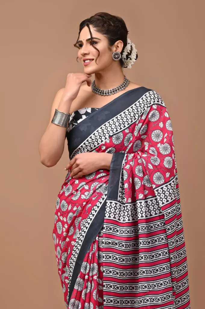 Pure Cotton Saree – Soft, Breathable & Everyday Comfort