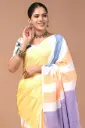 Premium Khadi Cotton Saree with Extra Blouse – Summer Special