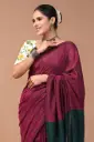 Premium Khadi Cotton Saree with Extra Blouse – Summer Special