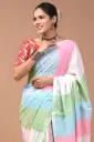 Premium Khadi Cotton Saree with Extra Blouse – Summer Special