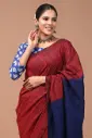 Premium Khadi Cotton Saree with Extra Blouse – Summer Special