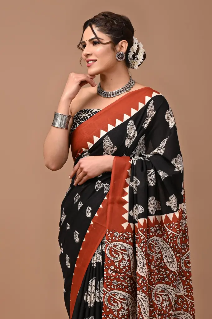 Pure Cotton Saree – Soft, Breathable & Everyday Comfort