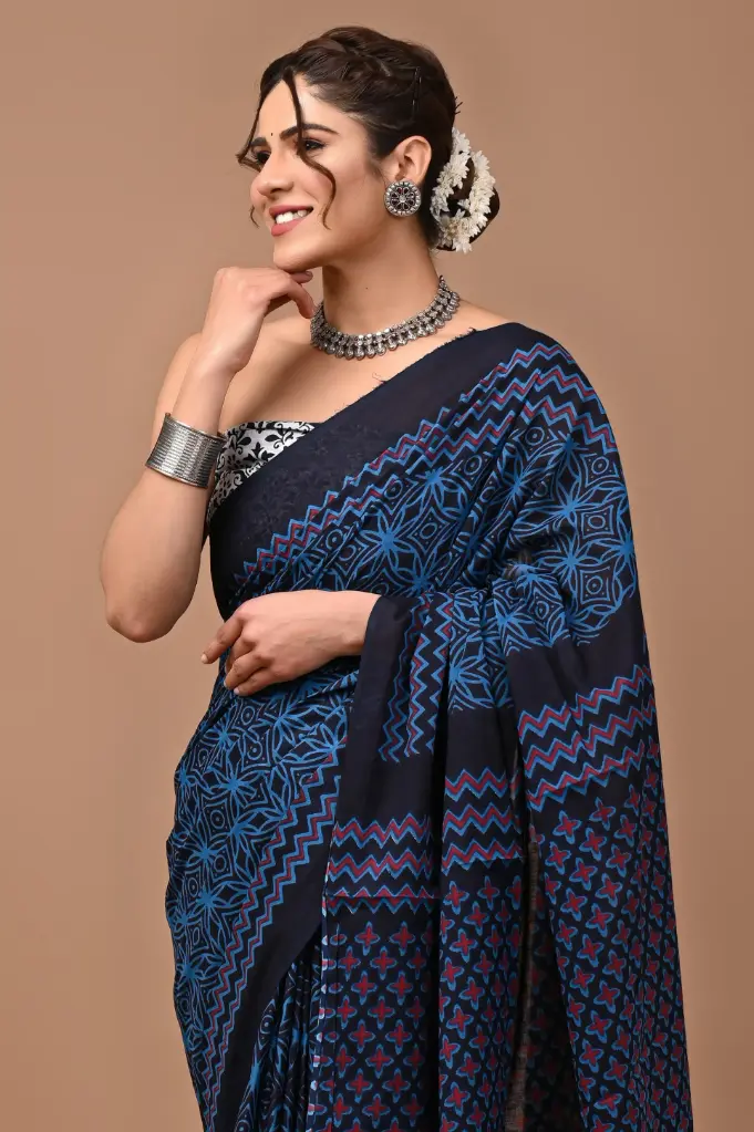 Pure Cotton Saree – Soft, Breathable & Everyday Comfort