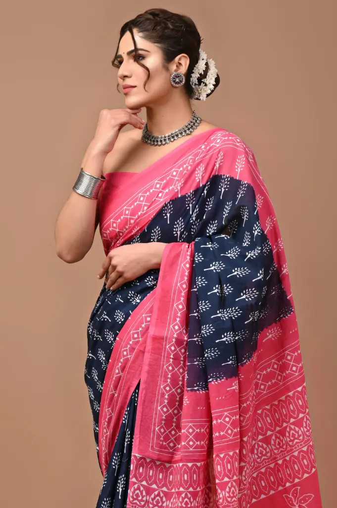 Pure Cotton Saree – Soft, Breathable & Everyday Comfort