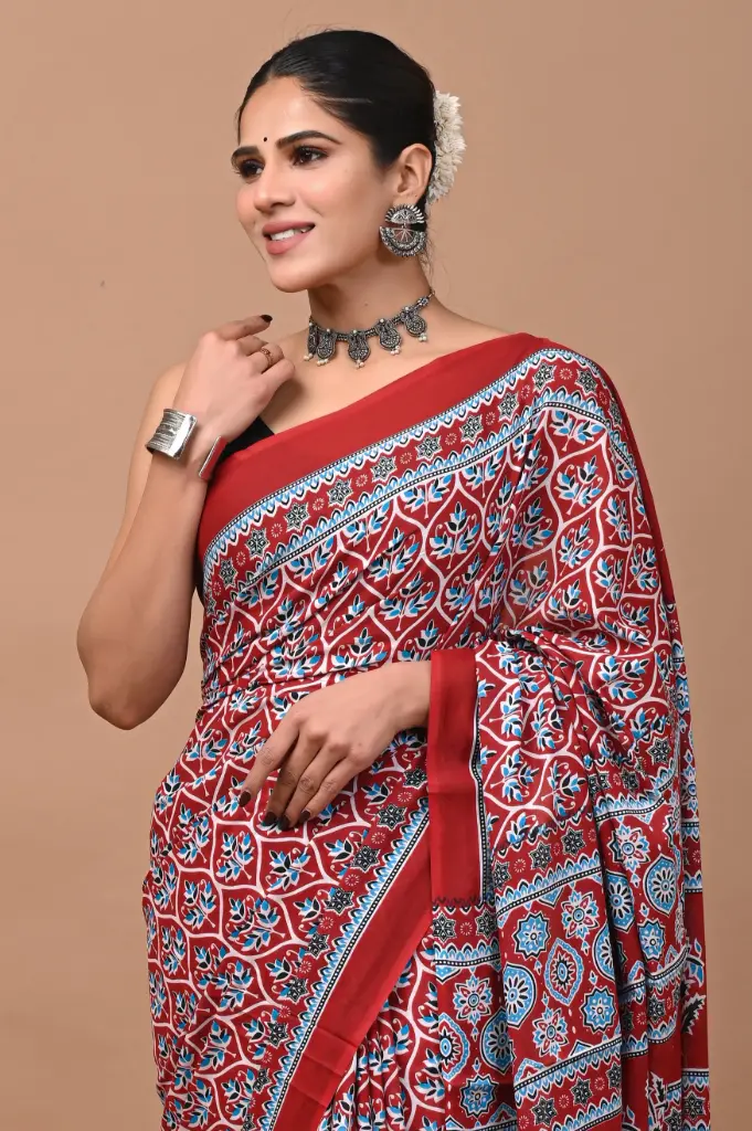 Pure Cotton Saree – Soft, Breathable & Everyday Comfort 