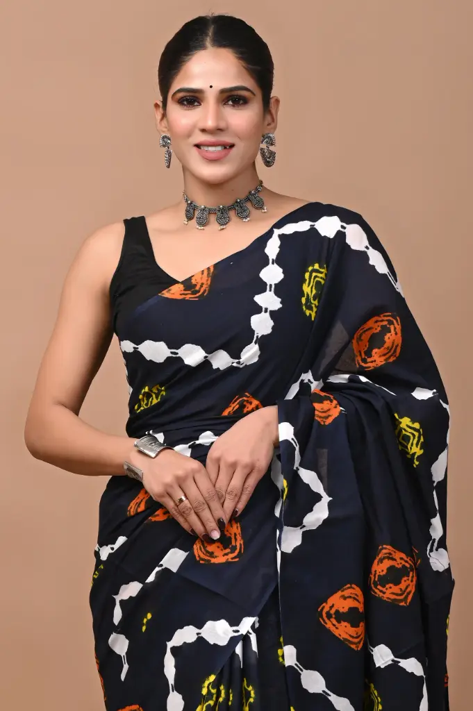 Pure Cotton Saree – Soft, Breathable & Everyday Comfort