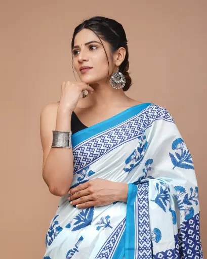 Pure Cotton Saree – Soft, Breathable & Everyday Comfort