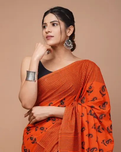 Pure Cotton Saree – Soft, Breathable & Everyday Comfort