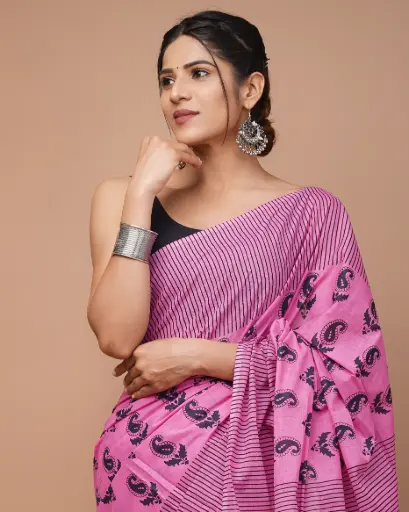 Pure Cotton Saree – Soft, Breathable & Everyday Comfort 